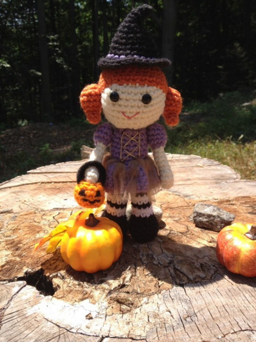 Crochet Little Witch Doll