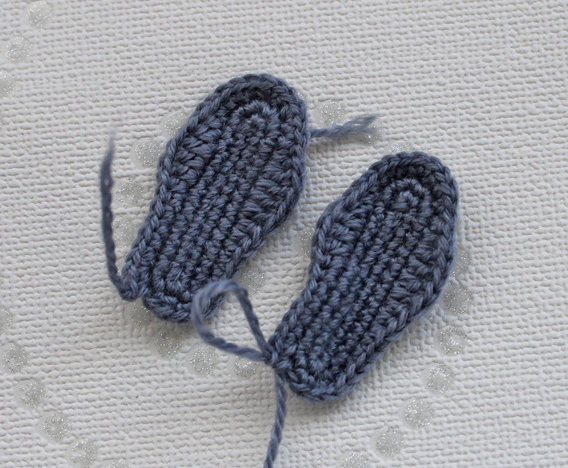 Crochet Key Chain Slippers