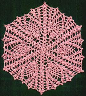 Crochet Granny's Antique Pineapple Doily