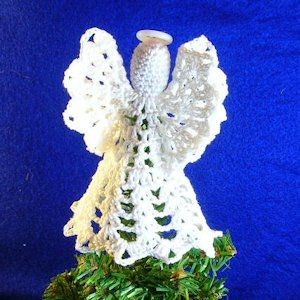 Crochet Mini Tree Top Angel