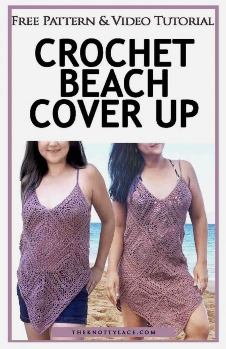 Granny Square Crochet Beach Dress – FREE CROCHET PATTERN — Craftorator