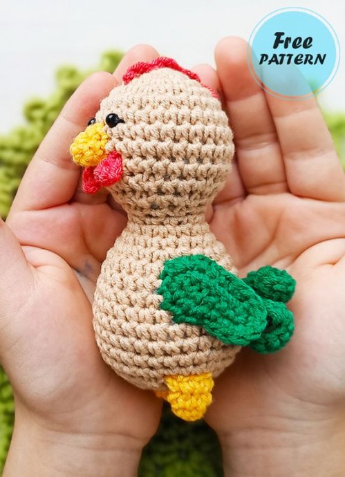 Crochet Adorable Cockerel