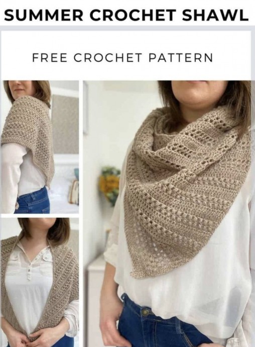 Richmond Crochet Boomerang Shawl Pattern (Free)