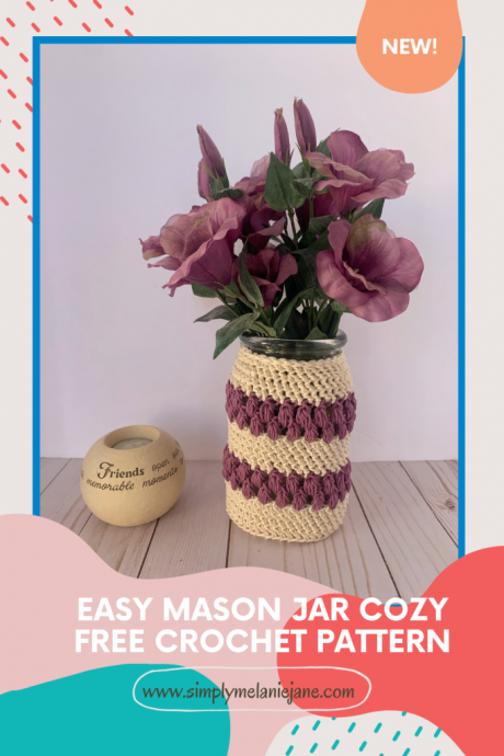 Crochet Mason Jar Cozy