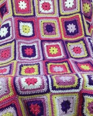 Crochet Baby Squares Blanket