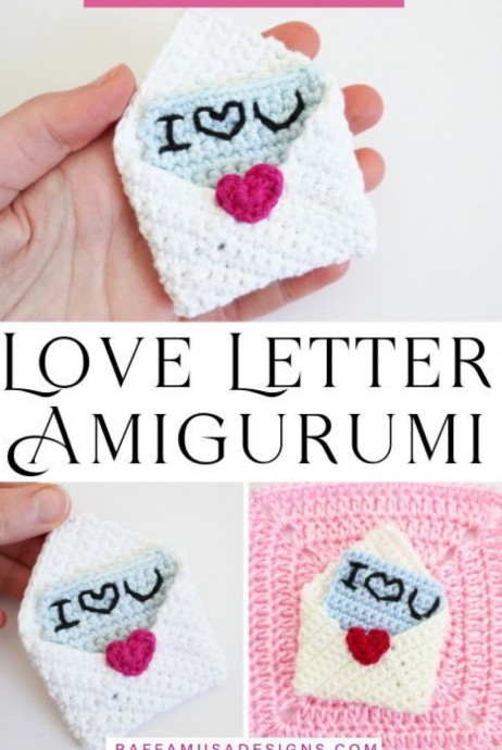 Crochet Love Letter Amigurumi (Free Pattern)