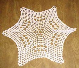 Crochet Filet Snowflake Doily