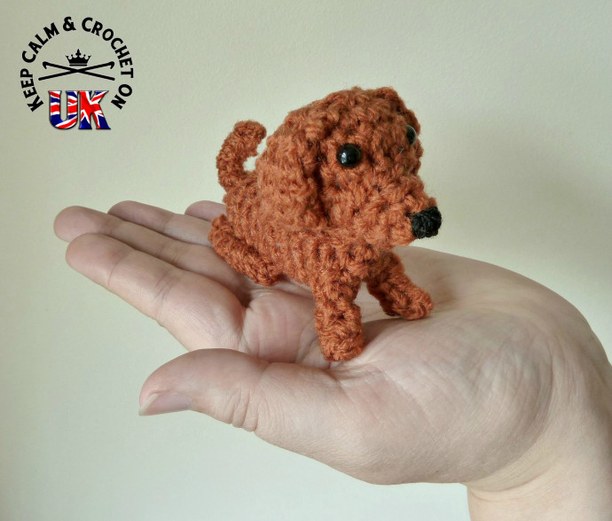 Crochet Teeny Tiny Dachshund Amigurumi