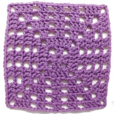 Crochet Center Cross Square