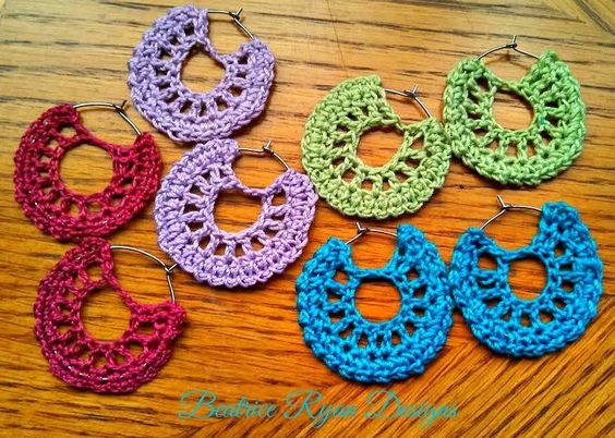 Crochet Summertime Earrings