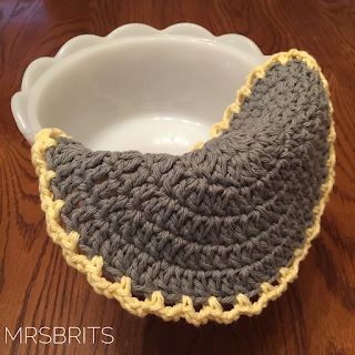 Crochet Round Dishcloth