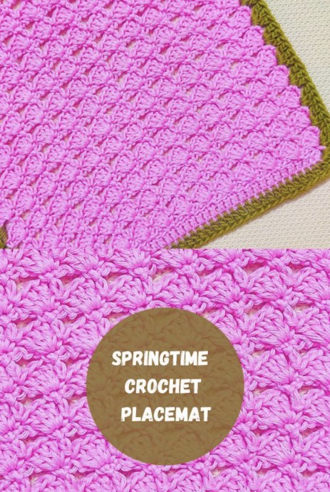 Springtime Crochet Placemat (Free Pattern) – FREE CROCHET PATTERN ...