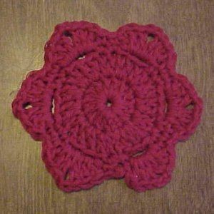 Crochet Shells Coaster