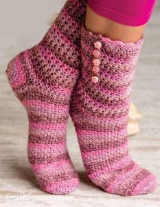 Crochet Adorable Socks