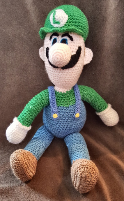 Crochet Luigi Toy