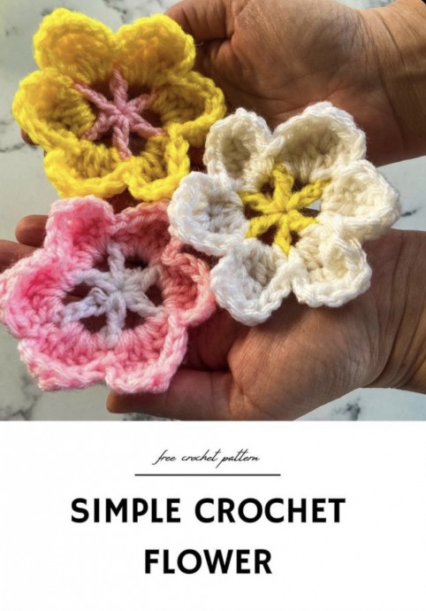 Free Crochet Flower Pattern