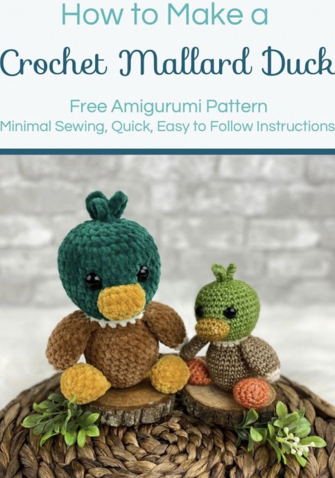 Duck Free Crochet Pattern (How to Make)