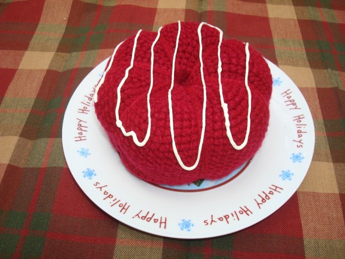 Crochet Red Velvet Bundt Cake