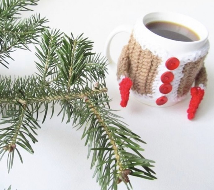 Crochet Hug Mug Coffee Cozy (Free Pattern)