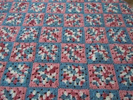 Crochet Granny Square Afghan