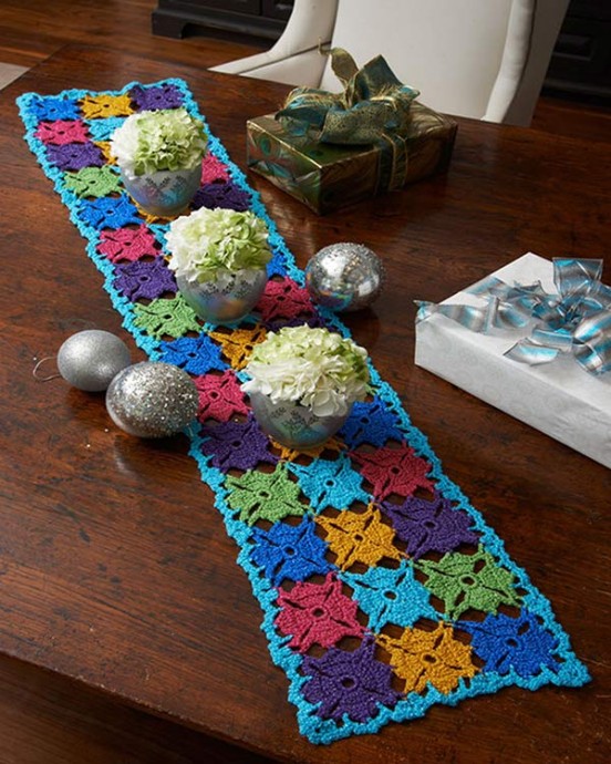 Crochet Holiday Table Runner