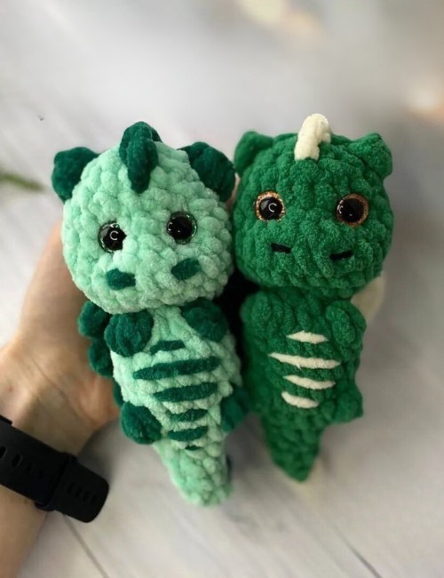 Crochet Dragons Keychain