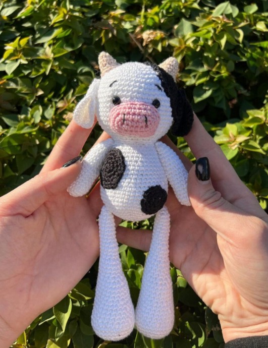 Crochet Cow Doll