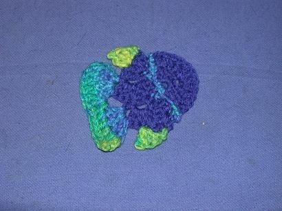 Crochet Tropical Fish Coaster