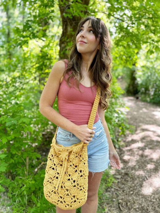 Crochet Sunny Cinch Satchel