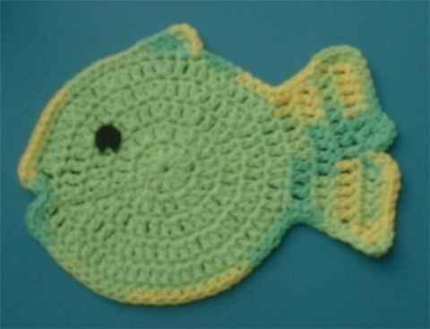 Crochet Fish Hot Pad