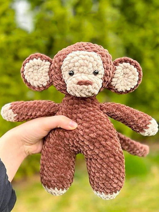 Crochet Plush Monkey Amigurumi