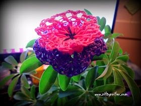 Crochet Funky Flower Motif