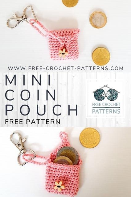 Crochet Mini Coin Pouch