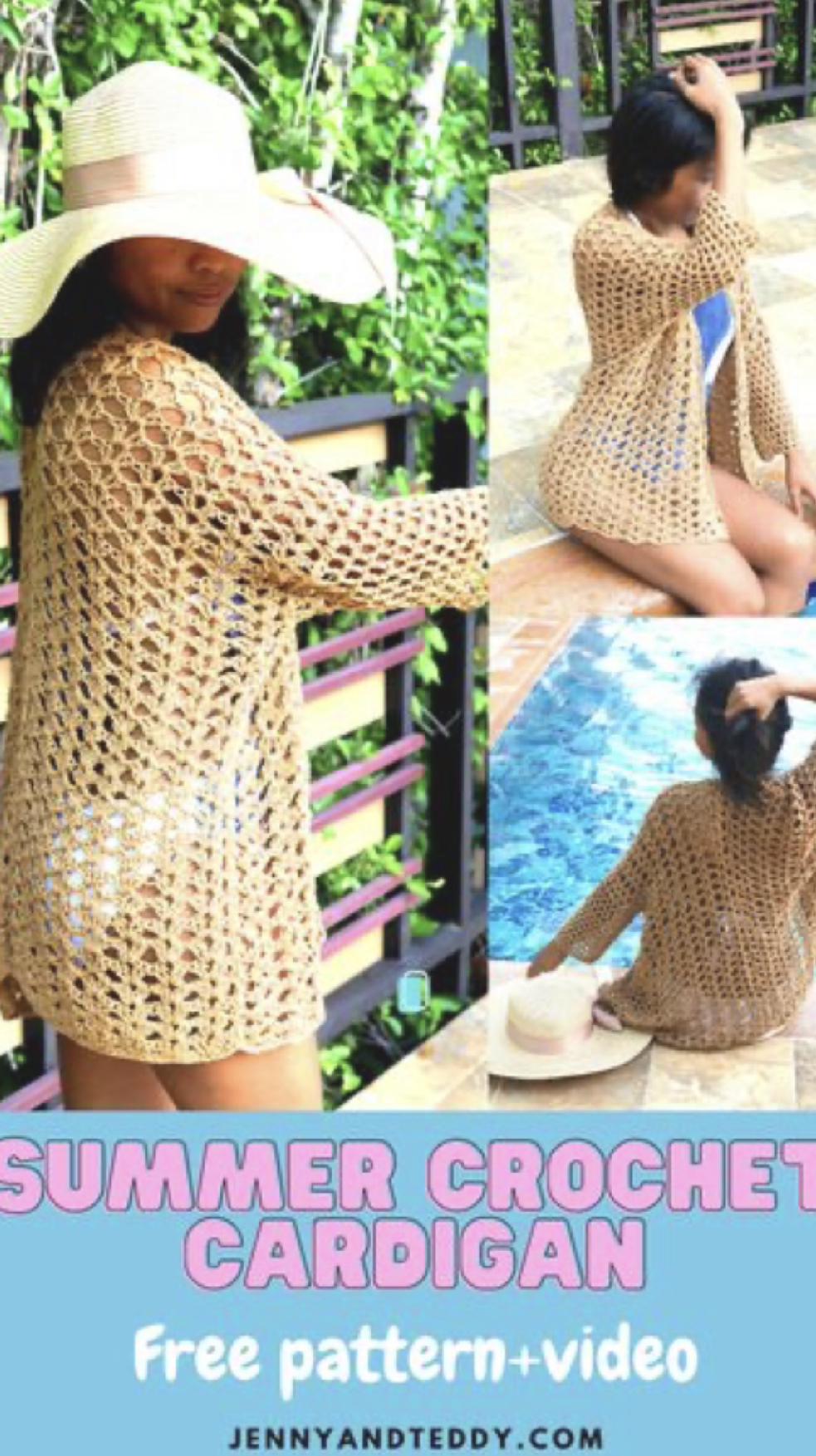 Lacy Easy Summer Cardigan Free Crochet Pattern FREE CROCHET PATTERN