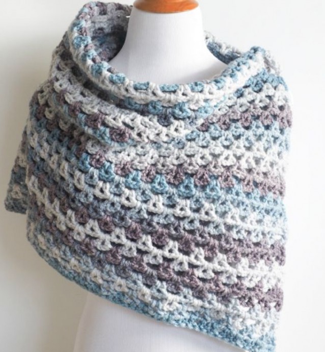 Crochet Mini Wrap (Free Pattern)