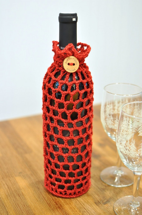 Crochet Wine Cozy