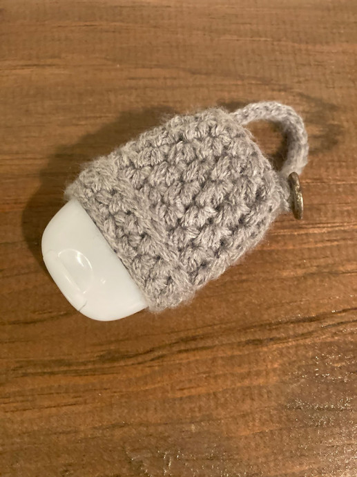 Crochet Hand Sanitizer Holder