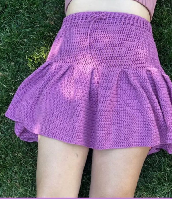 Crochet Tennis Skirt (Free Pattern)