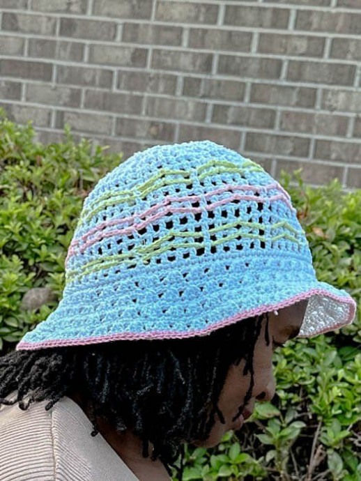 Crochet Summer Beach Sun Hat