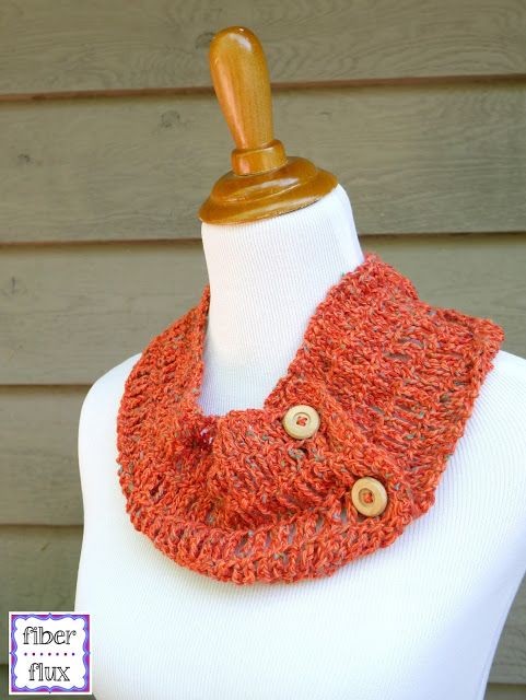 Crochet Tiger Lily Summer Cowl