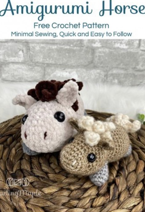 Pocket Pal Horse Free Crochet Pattern