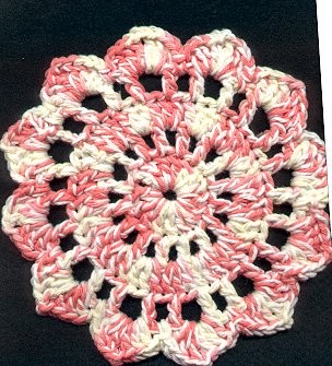 Crochet Wheelsburst Hot Pad