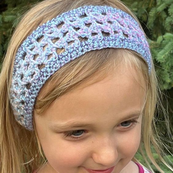 Crochet Hair Scarf