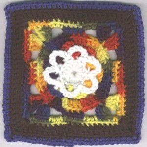 Crochet Flowerchild Square