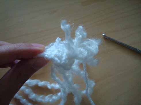 Crochet Tiny White Squirrel