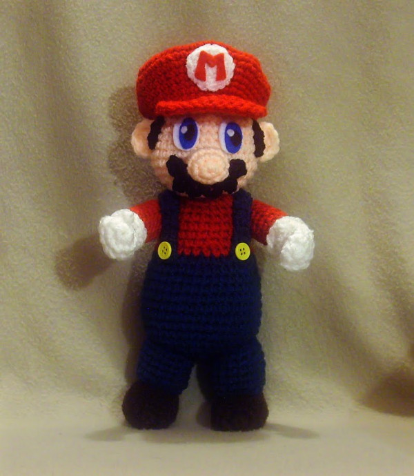 Crochet Mario Plushie Doll