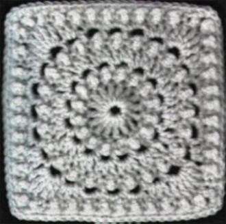 Crochet Circle of Friends Square