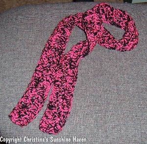 Crochet Double-Strand Scarf