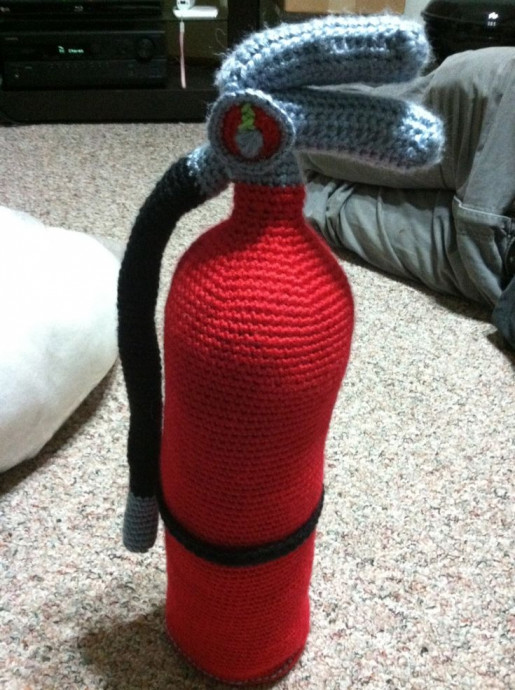 Crochet Fire Extinguisher