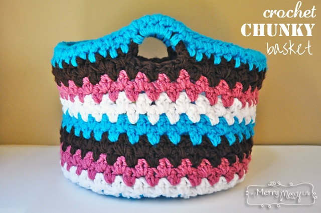 Crochet Chunky Basket